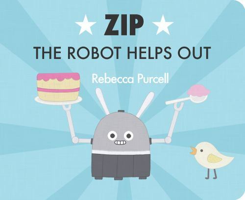 Zip the Robot Helps Out, Hardcover by Purcell, Rebecca, Like New Used, Free s...