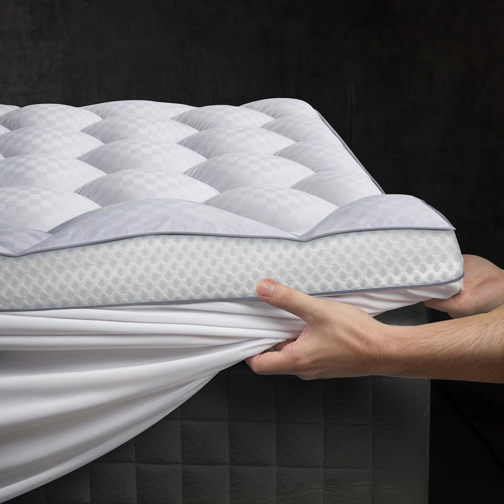 3 Inch Ultra-Fluffy Memory Foam Mattress Topper Twin for Back Pain