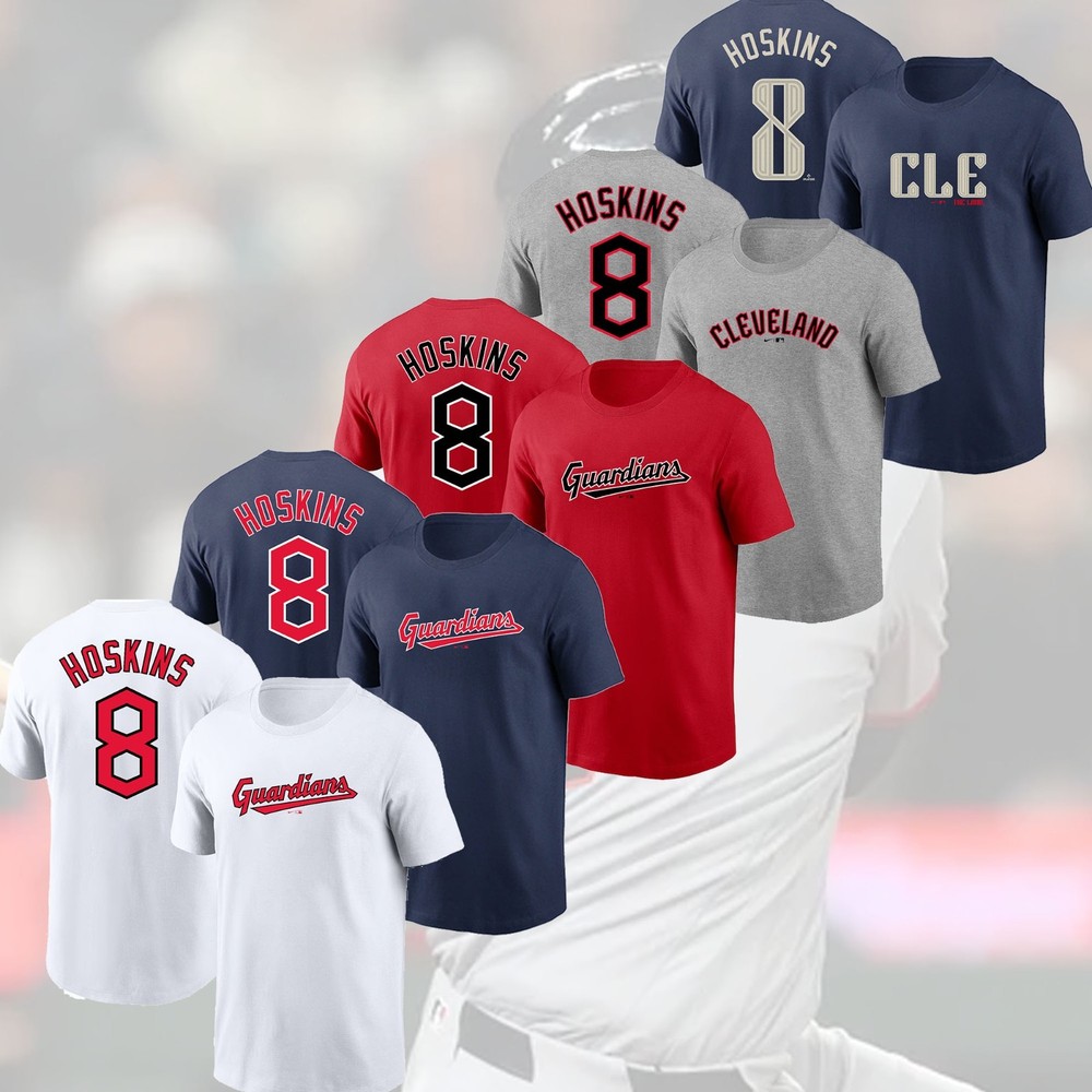 FASTSHIP! Rhys Hoskins #8 Cleveland Guardians 2026 Name & Number Gift For Fans