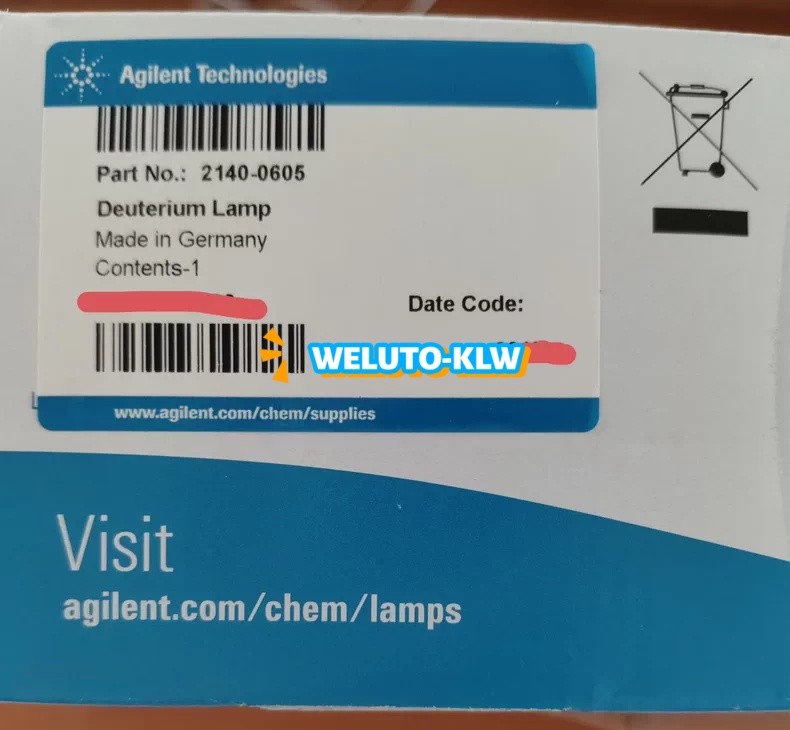 1pc new Agilent 2140-0605 Brand  Deuterium lamp 1-year warranty Free Shipping