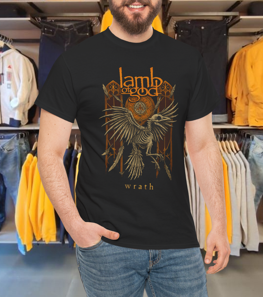 Lamb Of God Crow Black T-Shirt