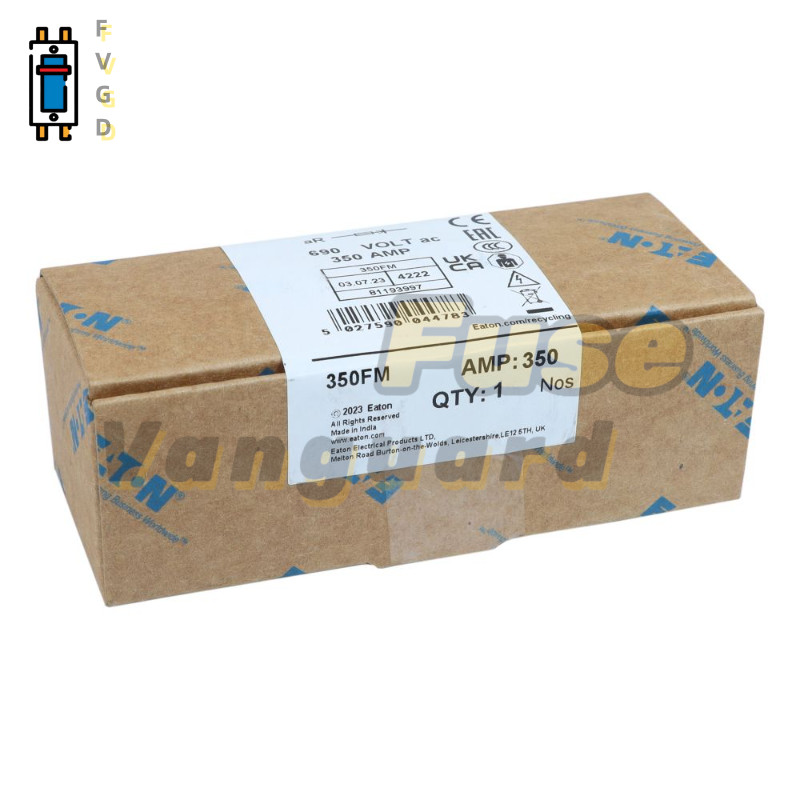 1PC Bussmann 350FM 350A 690V High Speed British Standard Fuse