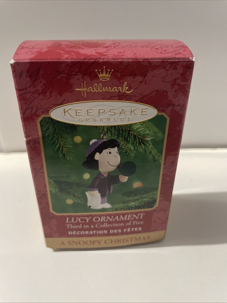 HALLMARK Keepsake 2000 - Lucy Ornament - A Snoopy Christmas - Charlie Brown 50th