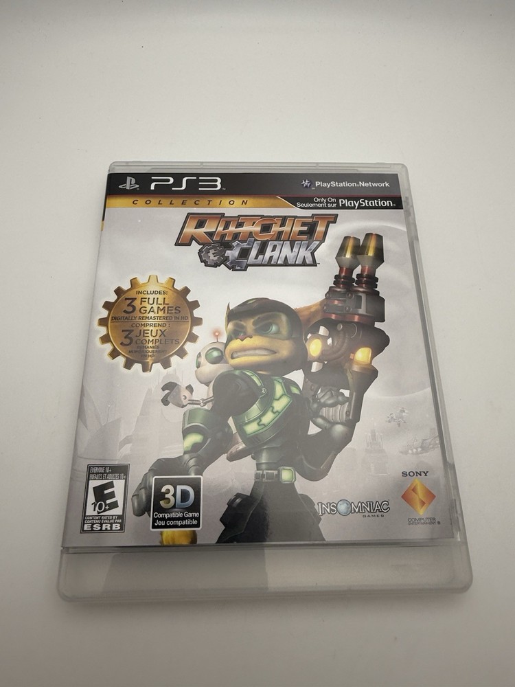 Ratchet & Clank Collection PS3 (Sony PlayStation 3, 2012) Tested & Working