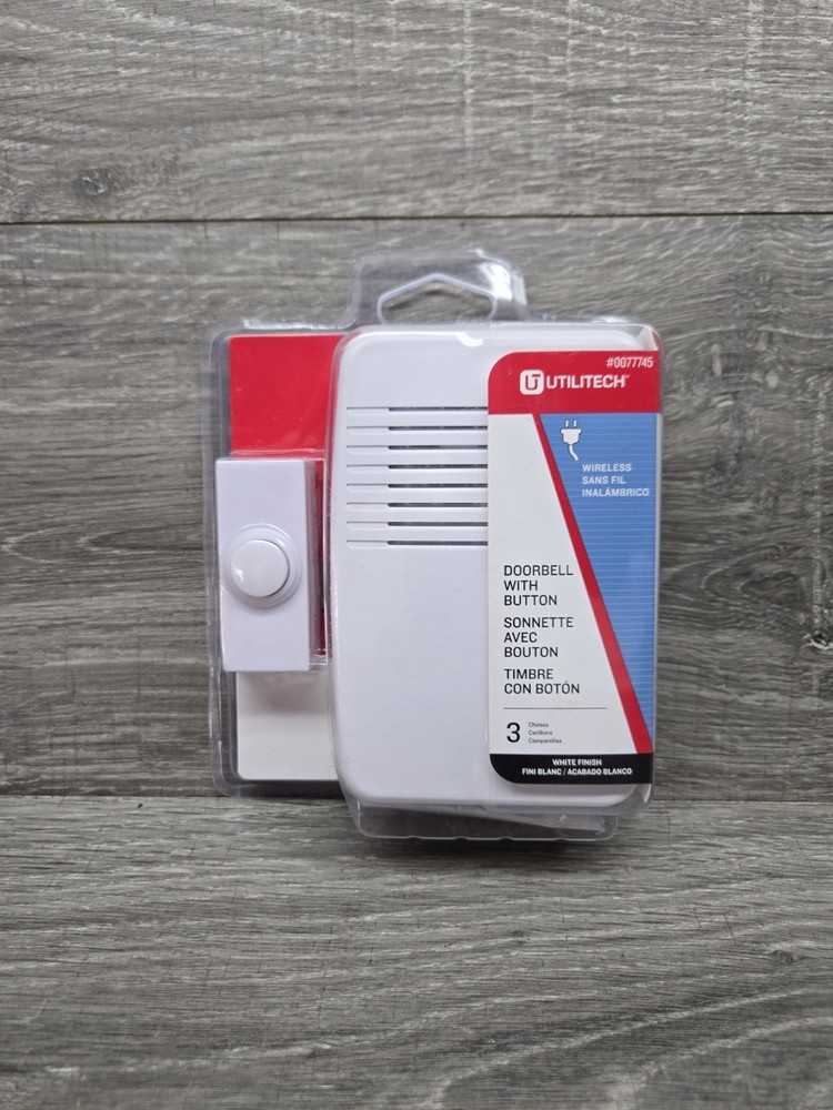 Wireless Plug-in Doorbell with 3 Chime Options