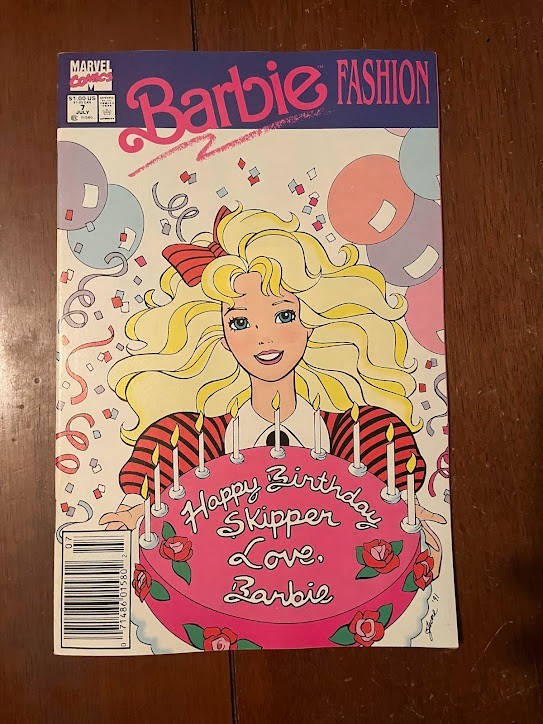 Barbie Fashion # 7 Nm Marvel Comics Newsstand 1991 Amanda Conner Skipper