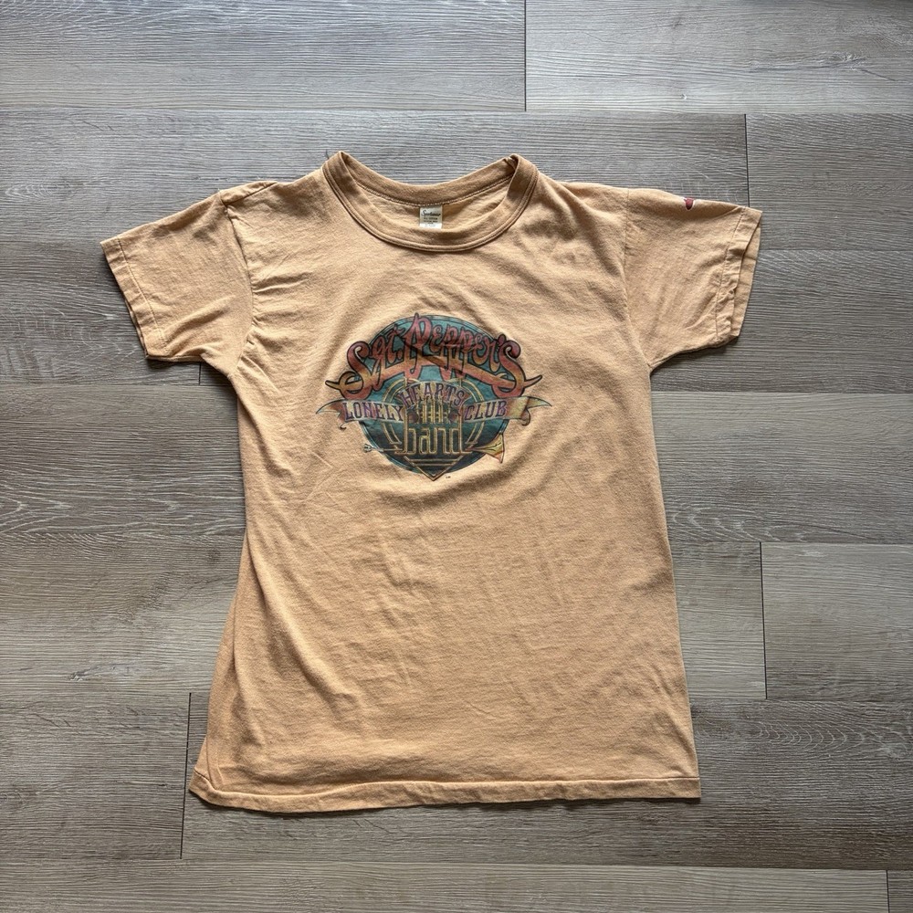 Vintage 70s The Beatles Sgt Pepper’s Movie Promo Tee Shirt Rock Band Men’s Large