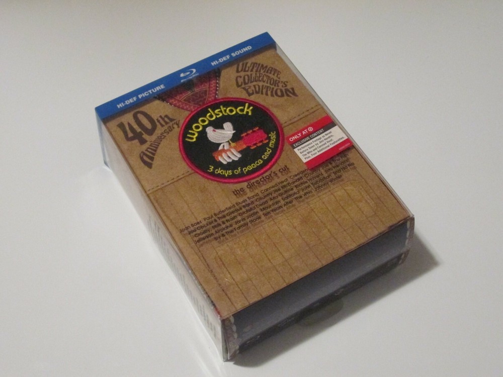 Woodstock: Three Days of Peace  Music (Blu-ray Disc, 2009, 40th Anniversary...