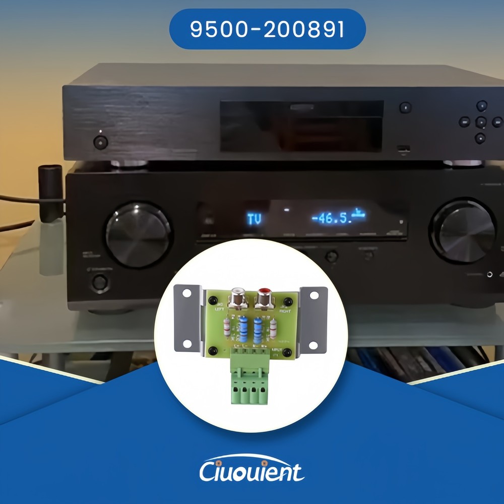 9500-200891 Speaker Level to Line Level Adapter For Sending Amplified Outputs
