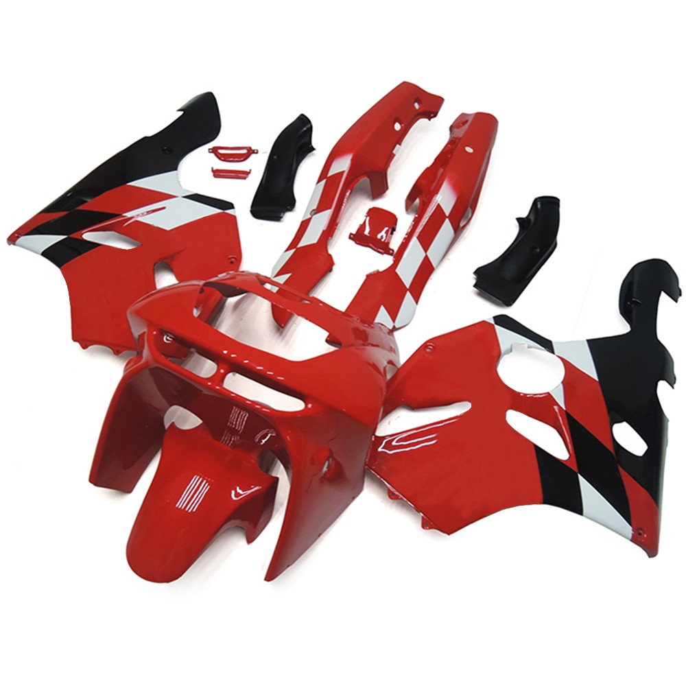 Red Black Injection Bodywork for 1994-1997 Kawasaki Ninja ZX6R ABS Fairing Kit
