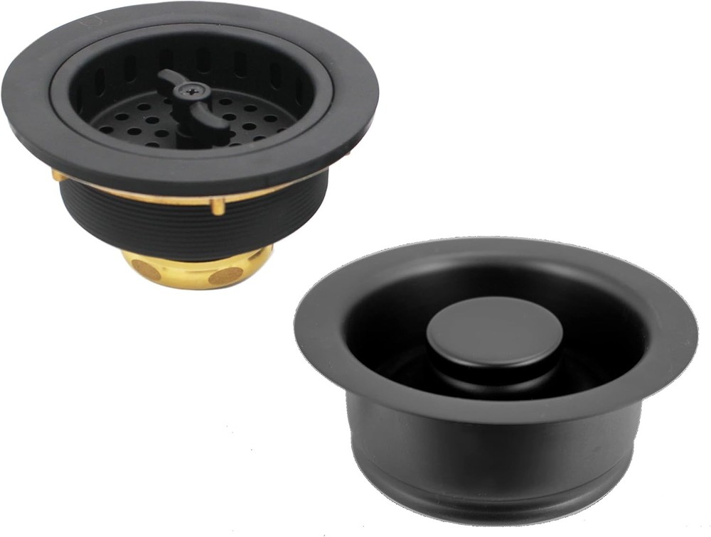 D2155-62 Wing Nut Style Large Kitchen Basket Strainer with Waste Disposal Fla...