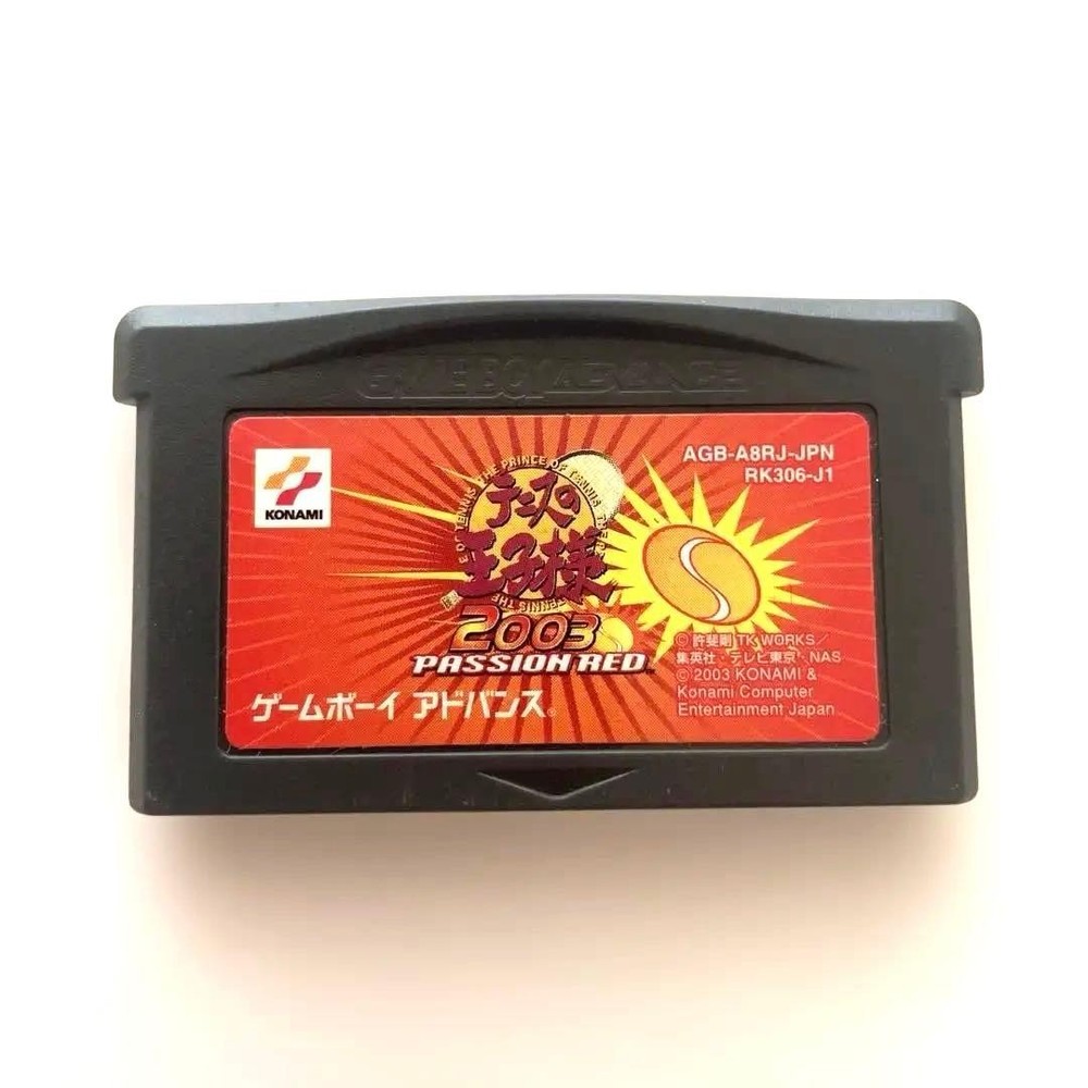 Prince of Tennis 2003 Passion Red GBA GameBoyAdvance Cartridge Only Used JPver