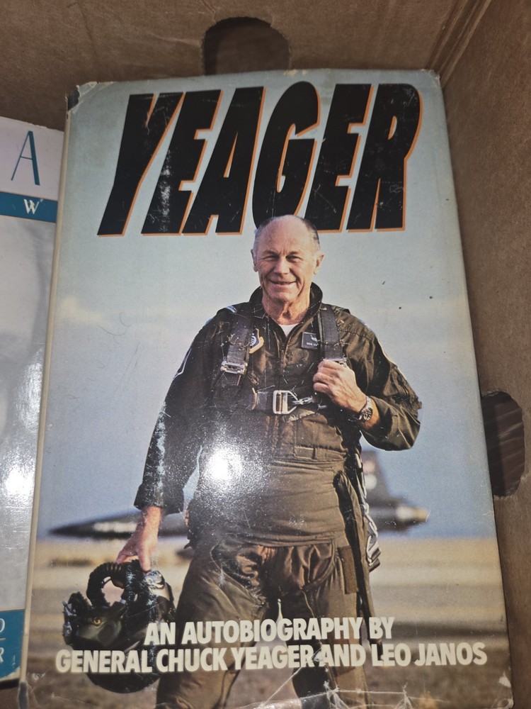 YEAGER An Autobiography by Gen Chuck Yeager,  Hardcover w/DJ, 1985