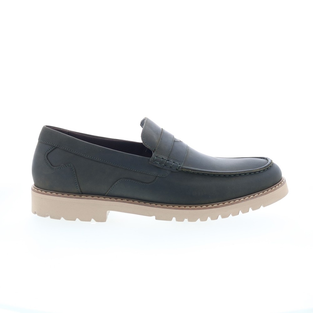 Rockport Maverick Penny CJ3841 Mens Green Loafers & Slip Ons Penny Shoes 14
