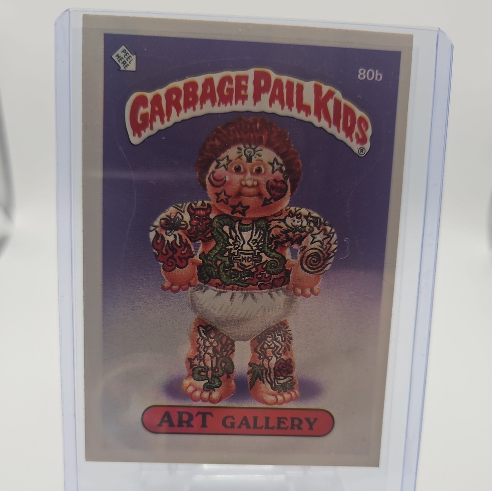 1985 Topps Garbage Pail Kids GPK -Glossy- Series 2 #80b Art Gallery GPK OS2