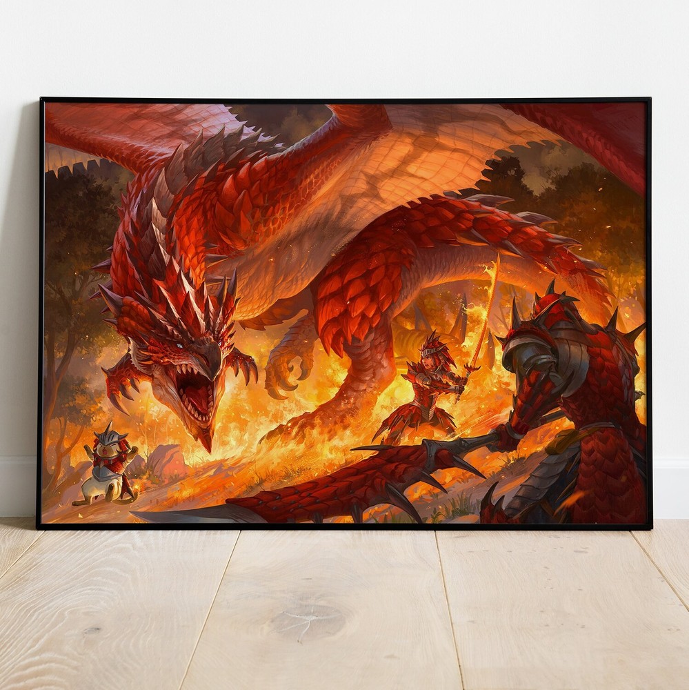 Monster Hunter World Poster | Video Game Wall Art Print Gamer Gift