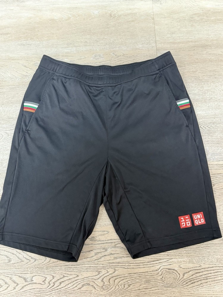 UNIQLO Federer Black Tennis Shorts M