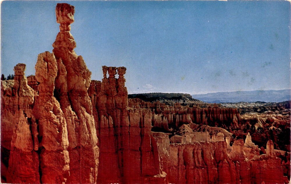 Temple of Osiris, Bryce Canyon National Park, Utah, Salt Lake City. Postcard