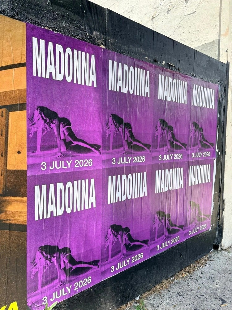 Madonna “Confessions II” Poster in Hollywood.