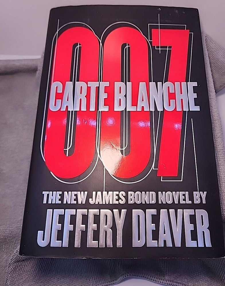 007 Carte Blanche: The New James Bond Novel by Jeffery Deaver Hardcover  with DJ