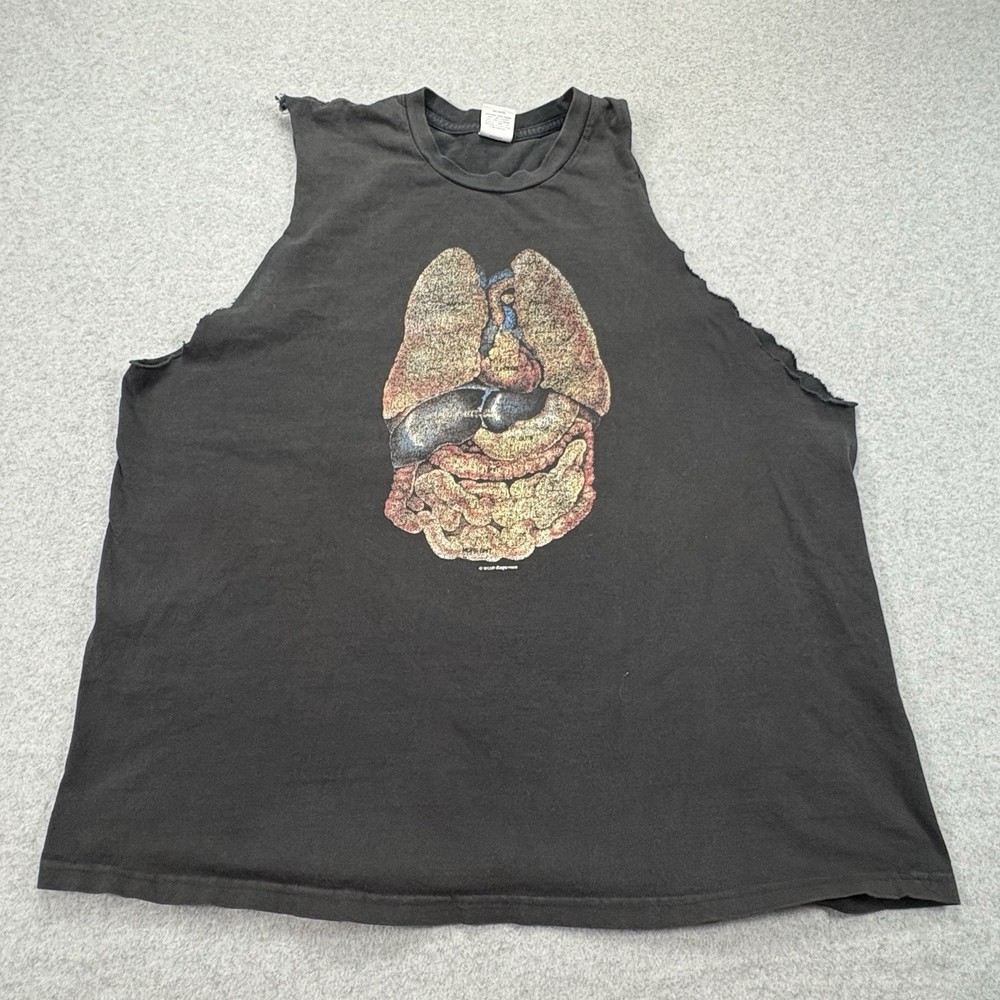 Supreme Guts T-shirt Men’s XL Black Cut Off Sleeveless Made In USA Streetware