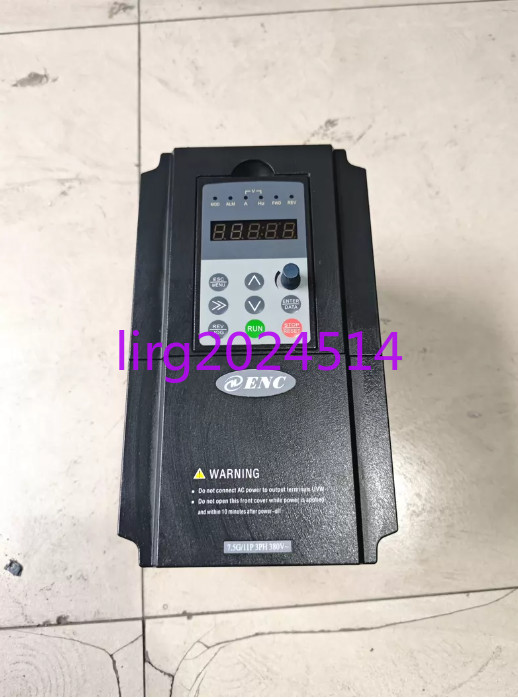 1pc used  enc EN600-4T0075G/0110P 7.5kw 380v