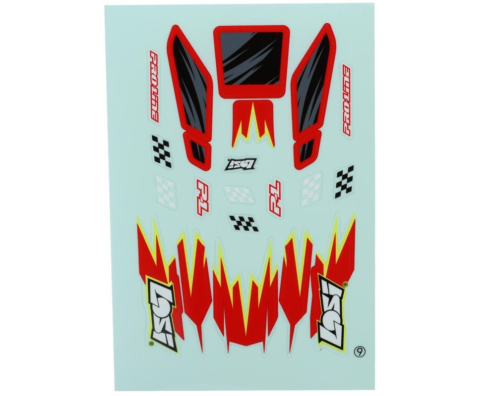 Losi Micro-B Decal Sheets (4) [LOS-2269]🌟✨25 Years on eBay! 250,000+ feedback!✨🌟