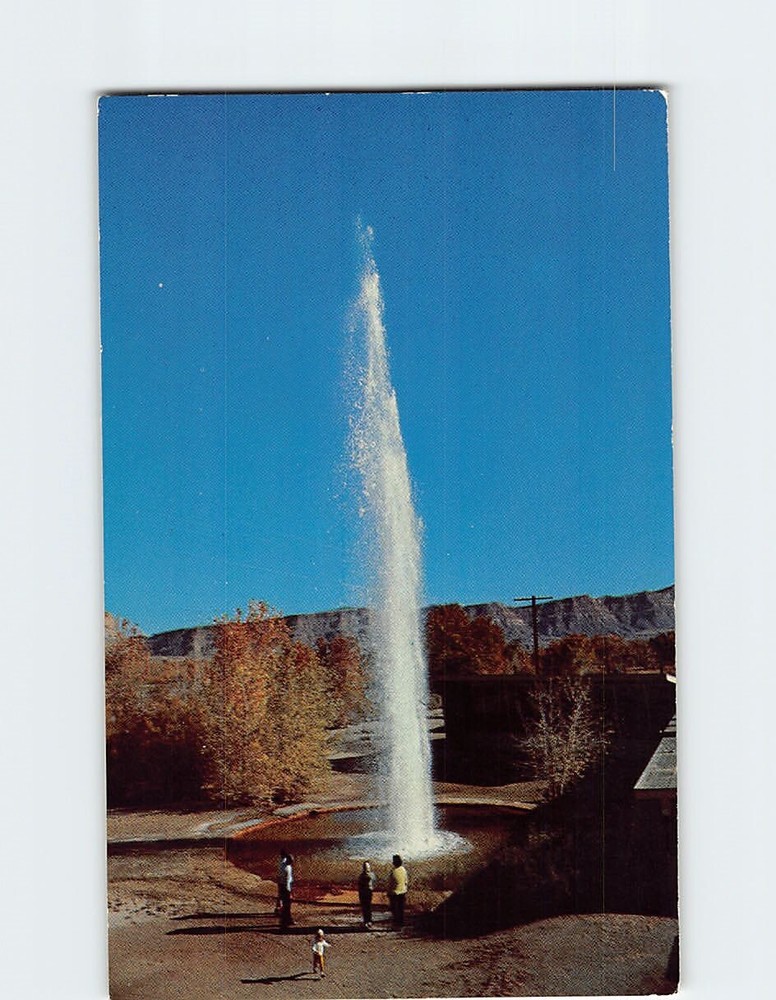 Postcard Roadside Geyser, Woodside, Utah