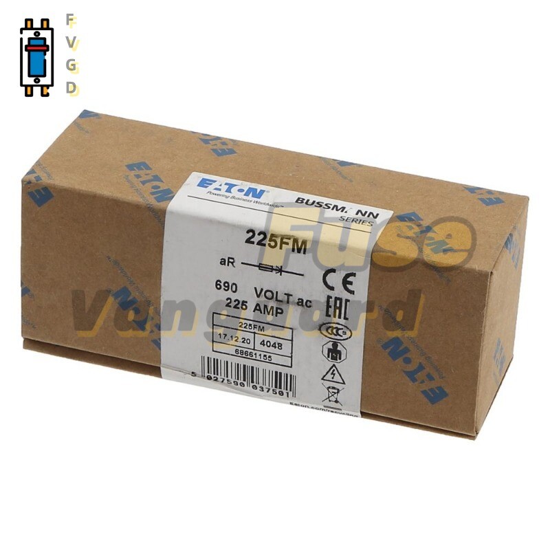1PC Bussmann 225FM 225A 690V High Speed British Standard Fuse