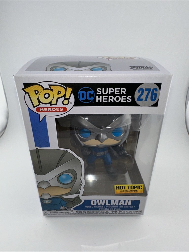 Funko Pop! 2019 Heroes DC Heroes 276 Owlman Hot Topic Exclusive + Protector