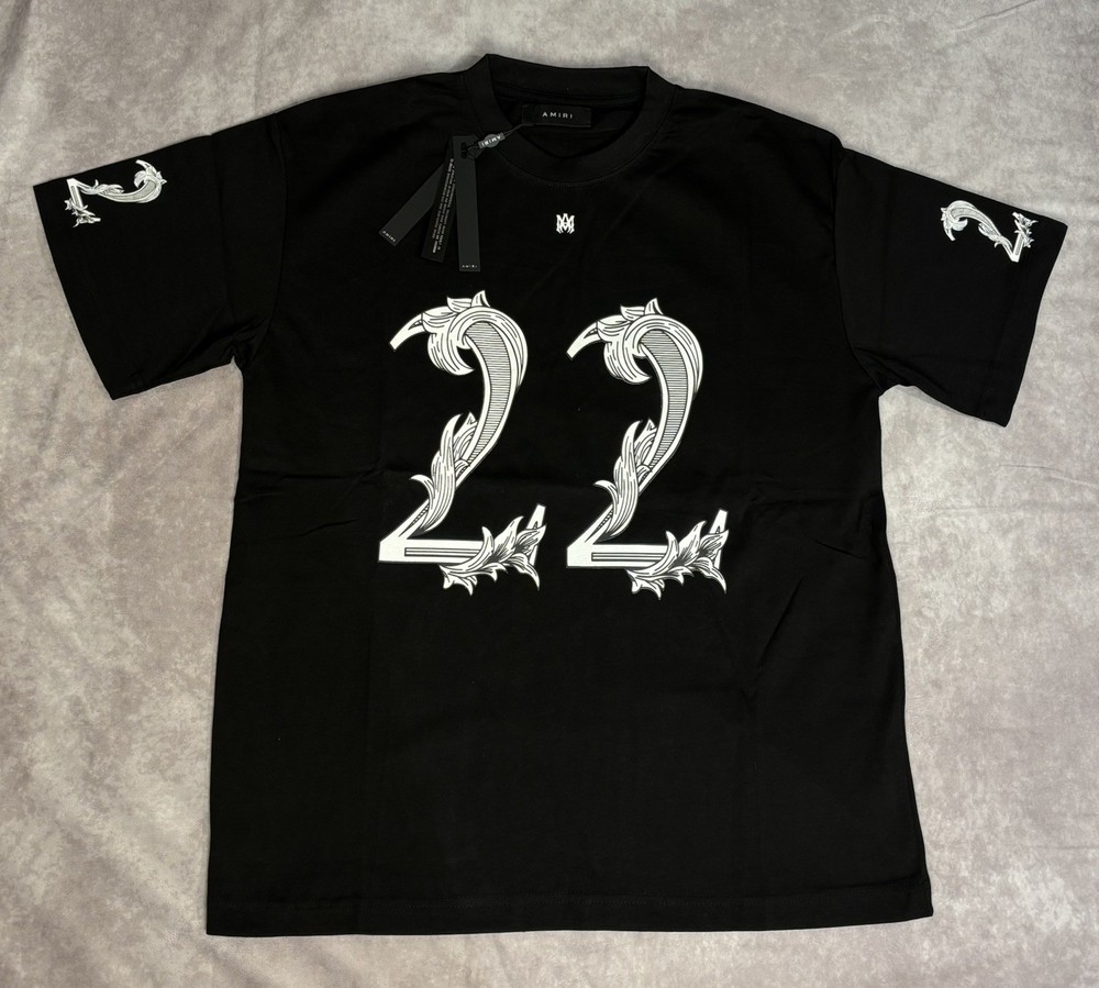 Amiri T-Shirt Men Size Medium Black