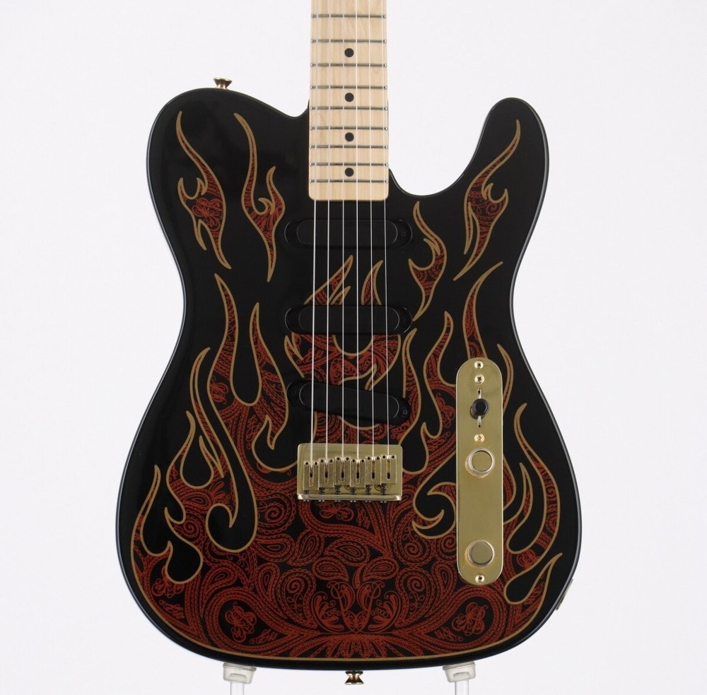 Fender James Burton Telecaster Red Paisley Flames 2018 Electric Guitar