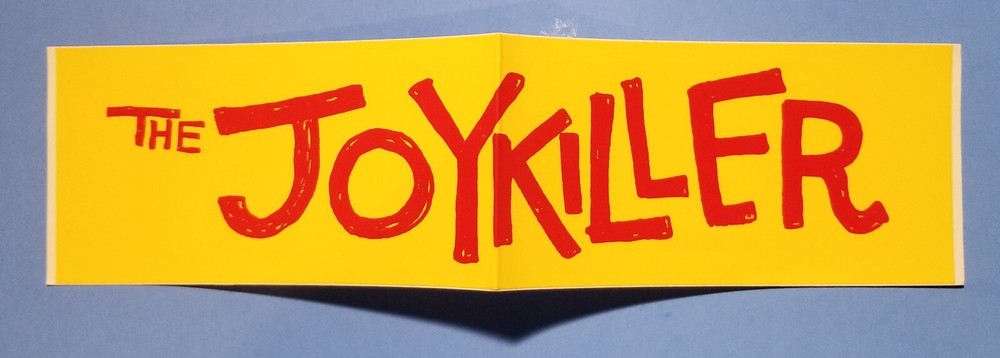Vintage 90s Punk Rock Joykiller Sticker