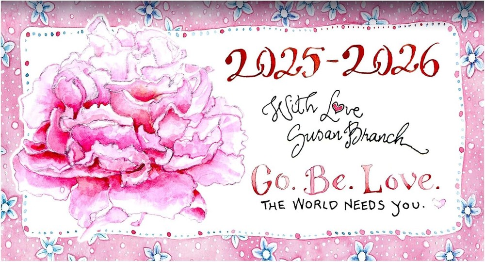 TF Publishing Susan Branch 2025-2026 2-Year Pocket Planner with 2-Page Monthly Layouts