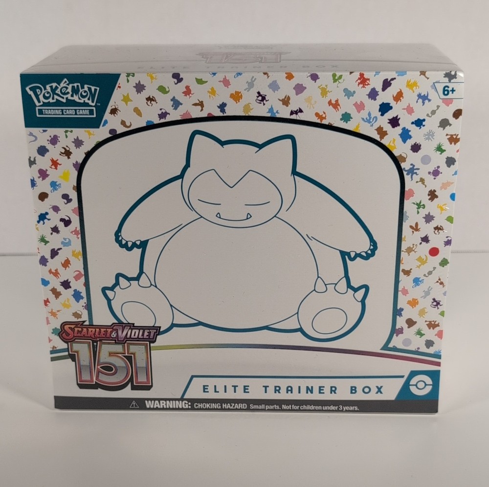Pokémon Scarlet & Violet 151 Elite Trainer Box Snorlax Sealed 2023 English