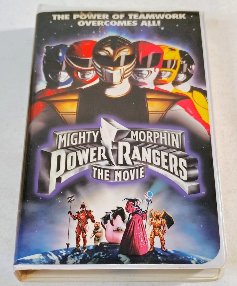 Mighty Morphin Power Rangers: The Movie VHS, 1995