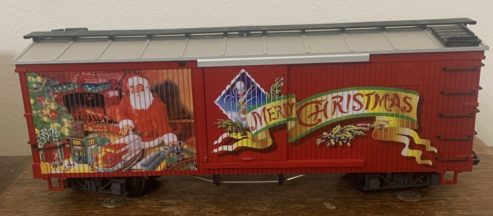 LGB G 47674 Lehmann Gross Bahn Merry Christmas Box Car - With Box- See Desc.