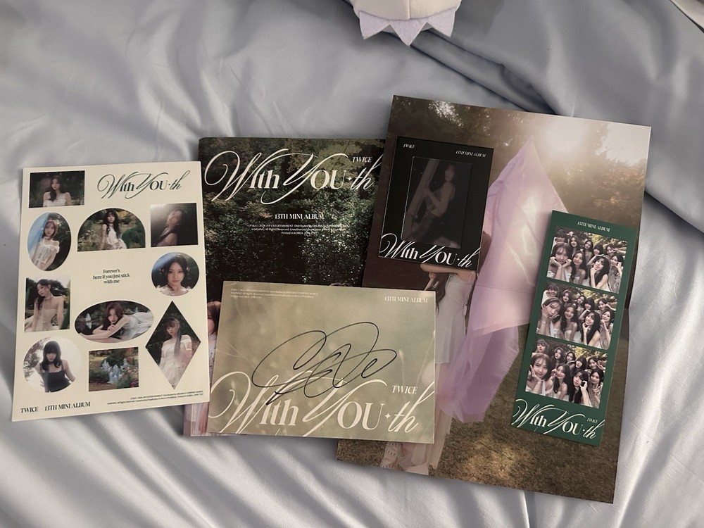 Twice Official With Youth Signed Album SANA - Autograph Postcard, Pictured Items