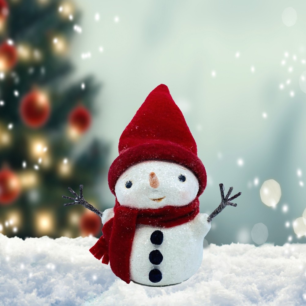 Bethany Lowe Design: Christmas; Michelle Allen, Warm & Cozy Wire Arms Snowman