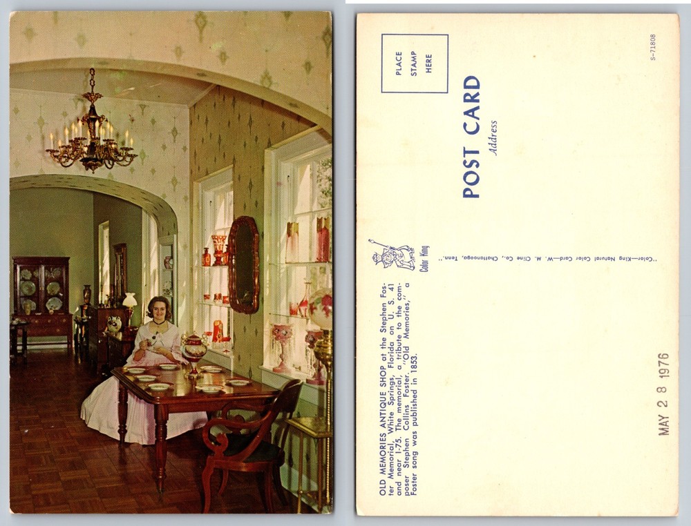 Old Absinthe House New Orleans LA Interior Postcard-image