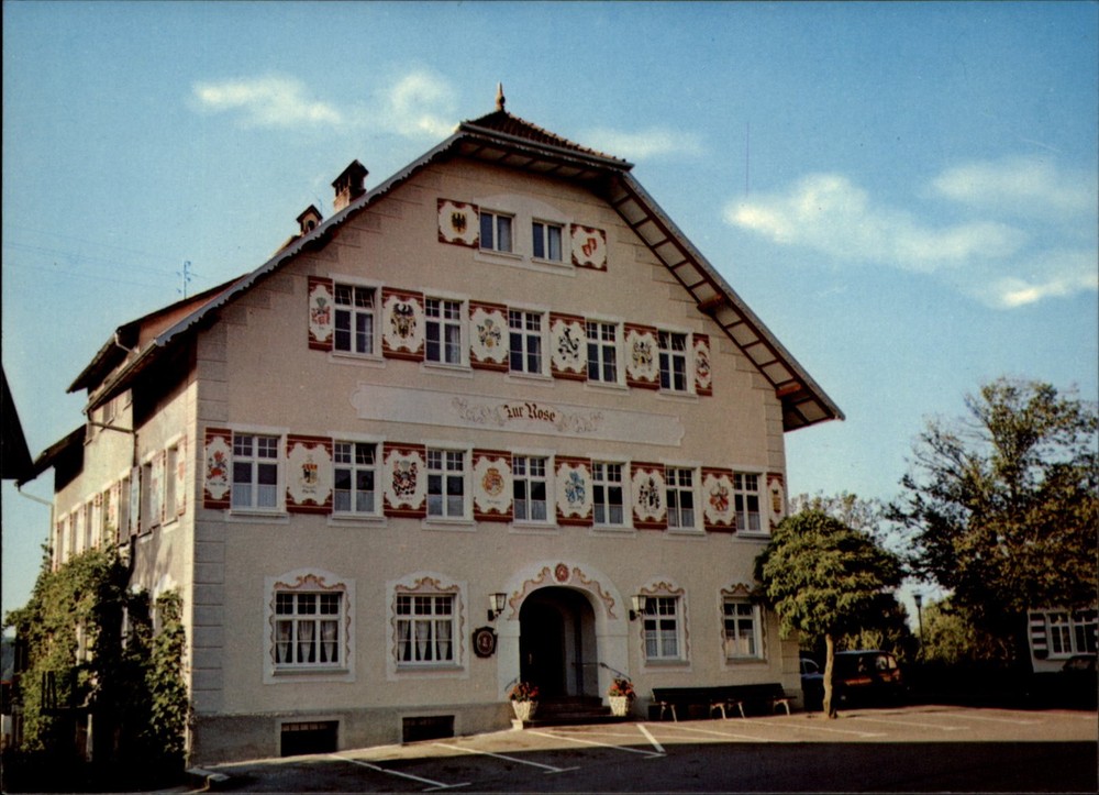 Zur Rose Eglofs Allgau Bavaria Germany vintage postcard u789