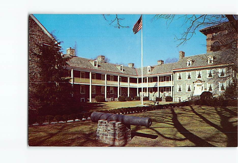 Postcard Old Barracks Trenton New Jersey USA
