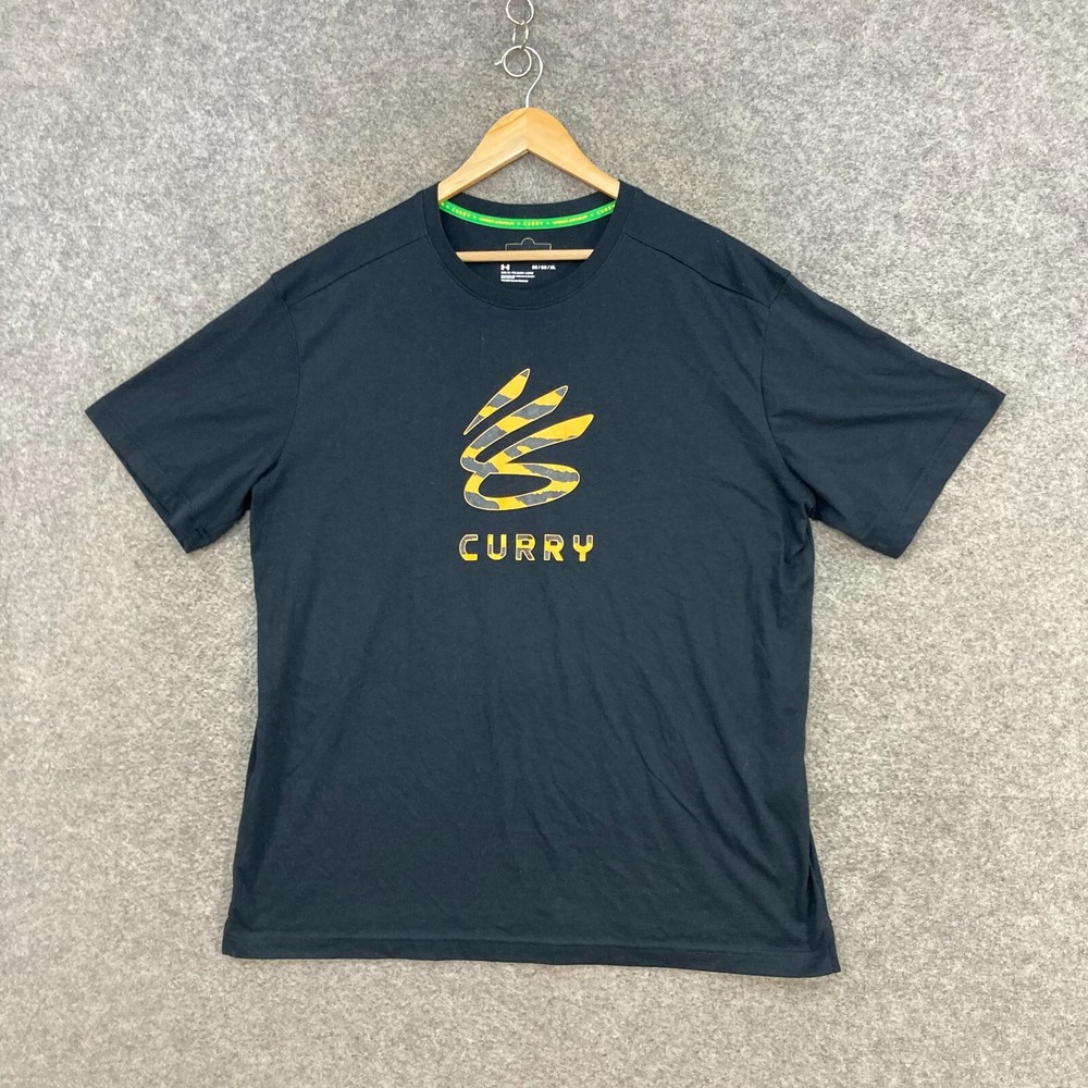 Under Armour Steph Curry Shirt Mens Size XL Extra Large Seasme Street 50527