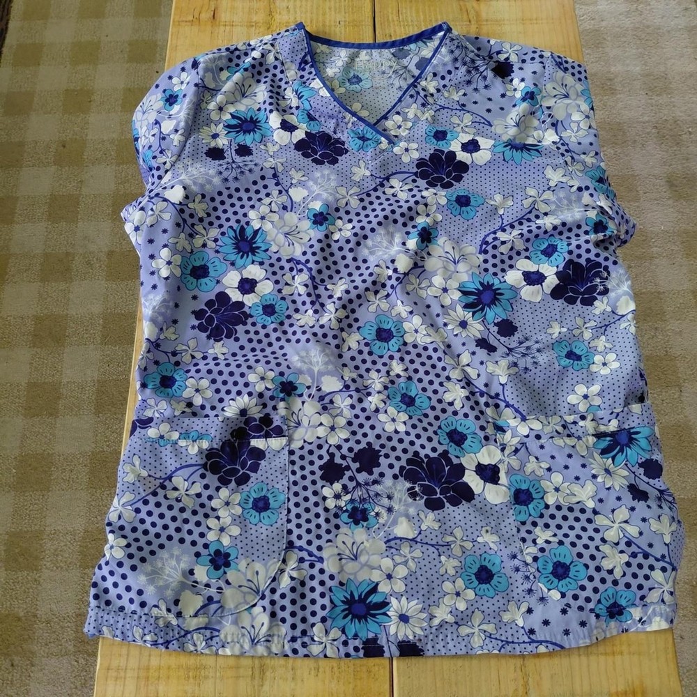 Unbranded Women's Blue and Purple Top