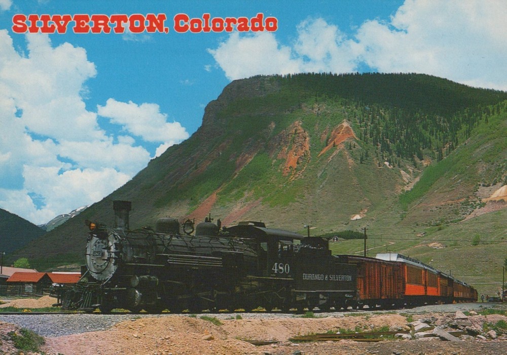 Train - Durango And Silverton Narrow Gauge Colorado 4x6 Postcard