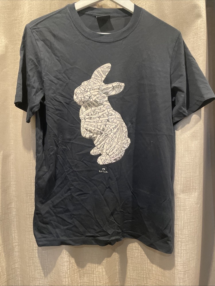 Paul Smith Graphic Print T-shirt - Rabbit - Black - Men’s Small