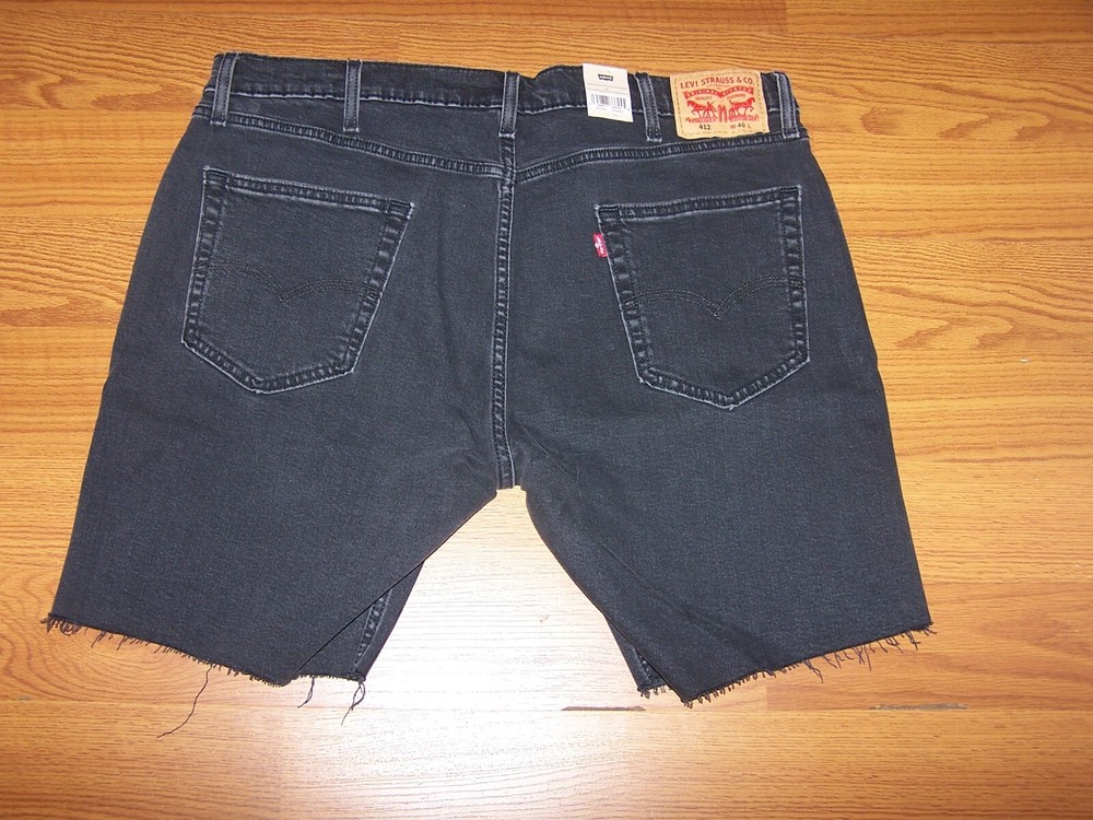 Size 40 Mens Slim Levi's Jean Shorts 412 Levi Strauss Flex Eco Performance