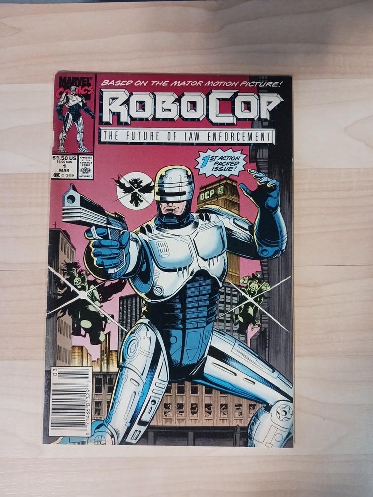 Robocop the Future of Law Enforcement #1 Marvel Comics 1990 Alan Grant