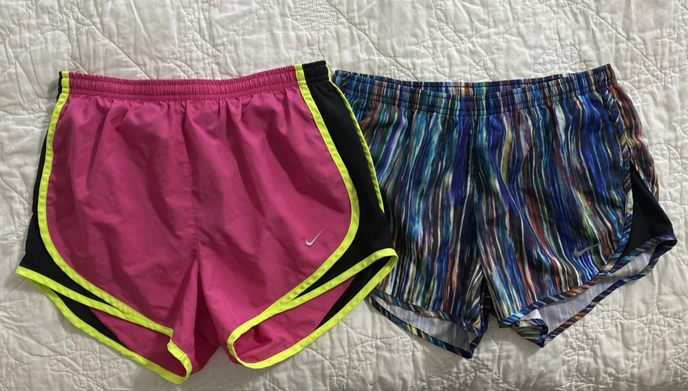 Lot of 2 - Women's Nike Dri-Fit Athletic Running Shorts, XS, Liner