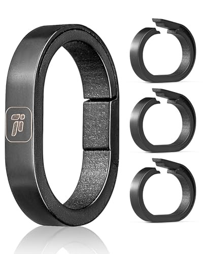 Titanium Small Key Chain Rings, Quick Release Connecting Keychain Mini